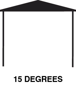 Roof Pitch Shed 15 degrees – Totalspan Australia