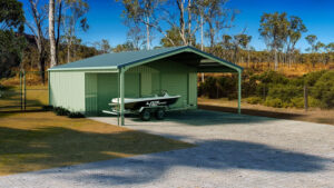 9. Caravan and Boat Shelter - 9L x 8W x 2.7H