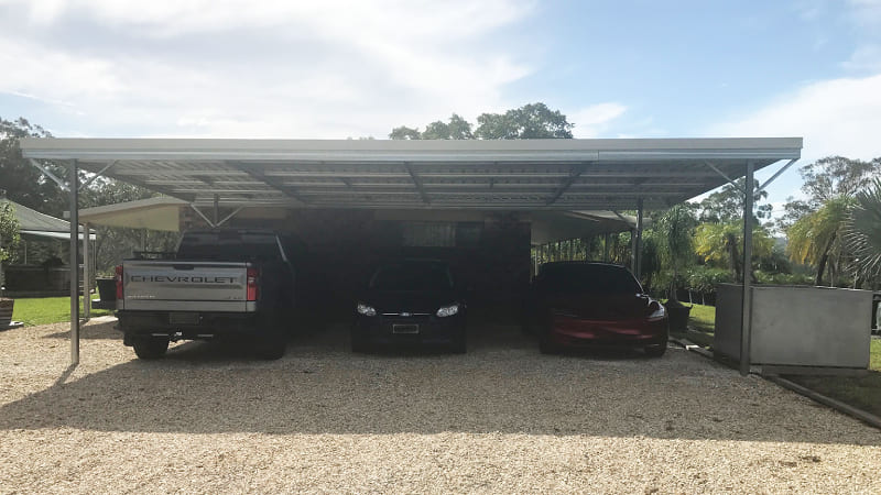 12. Carport - 10L x 6W x 3H