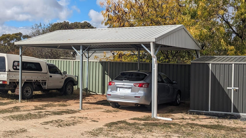 9. Carport - 6L x 5W x 2.4H