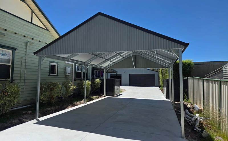 22. Carport - 8L x 5.5W x 2.7H
