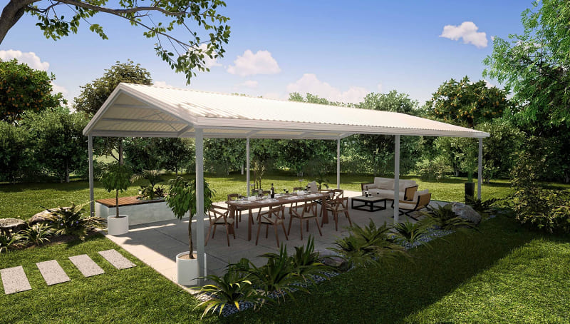 1. Carport - 9L x 6W x 2.4H