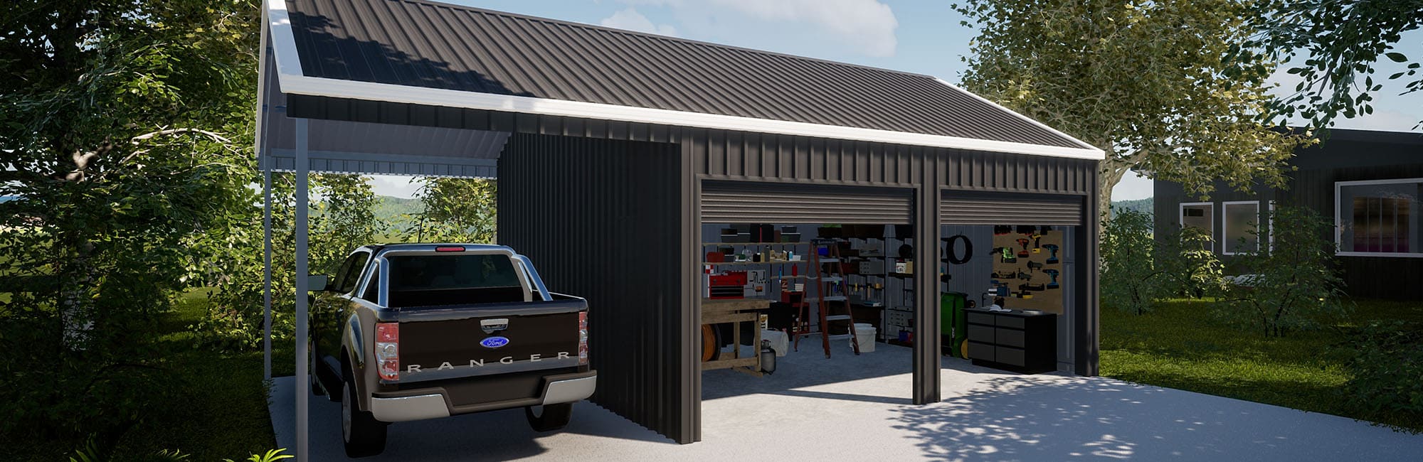 Garages with Garaports | Quality Sheds in Australia - Totalspan