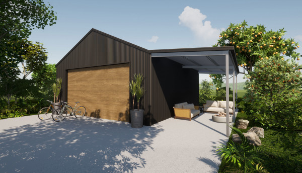 Totalspan_Double_Garage_Awning