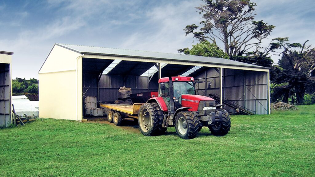 12. Open Front Farm Sheds - 10.5L x 7.5W x 3.6H