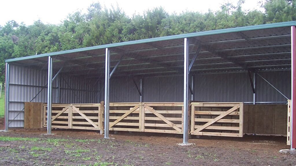 10. Open Front Farm Sheds - 12L x 6W x 3H