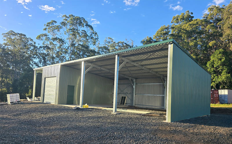 17. Open Front Farm Sheds - 19L x 8W x 4.2H