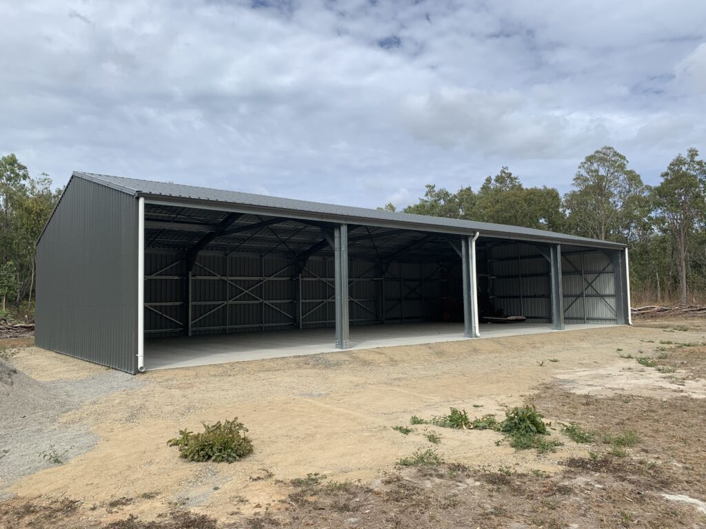 4. Open Front Farm Sheds - 20L x 10W x 3.3H
