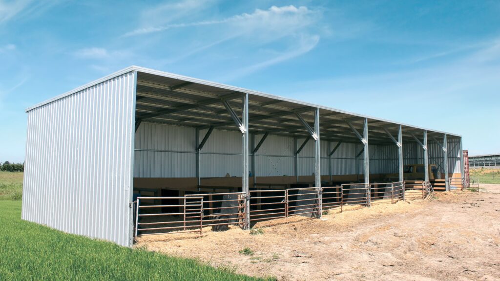 3. Open Front Farm Sheds - 21L x 6W x 3.6H