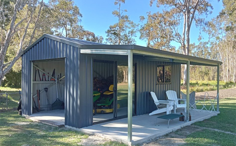 13. Single Garages - 6L x 4W x 2.4H + 2m awning