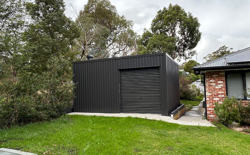 23. Skillion Roof Garages - 6.2L x 3.5W x 2.8H