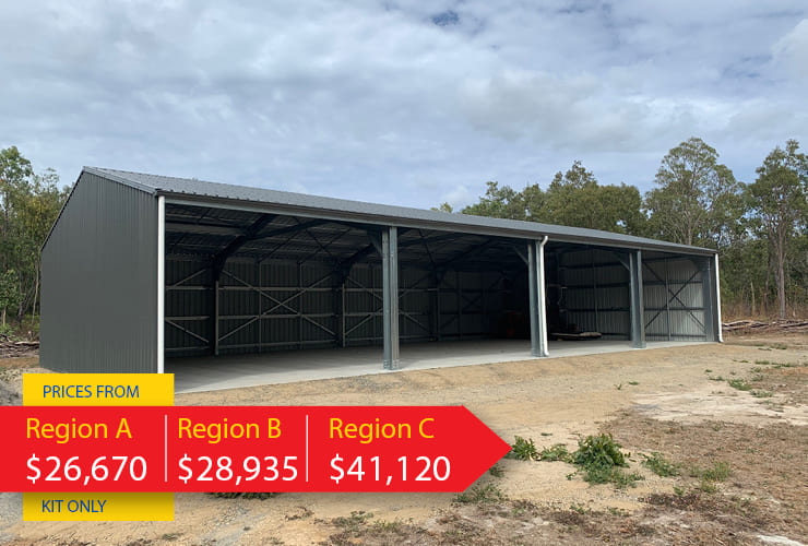 OPEN FRONT FARM SHEDS