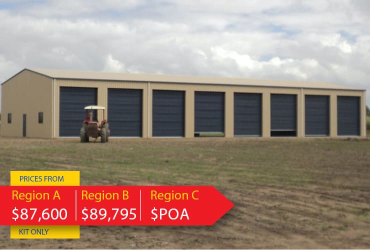 MULTI-BAY MACHINERY SHED