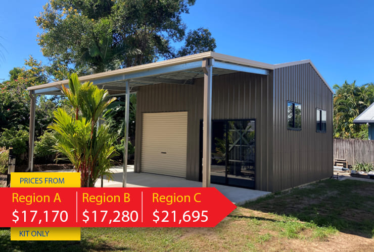 GARAGE WITH AWNING
