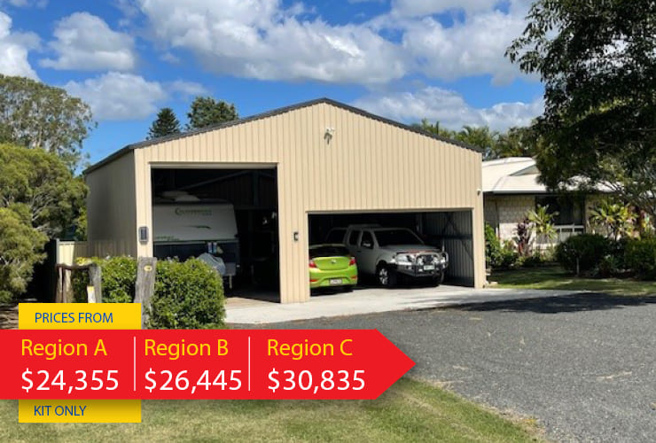 GARAGE WITH AWNING