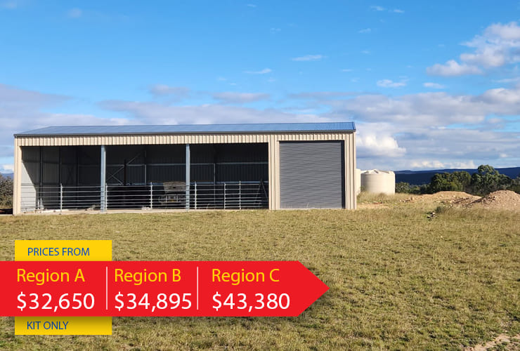 OPEN FRONT FARM SHED