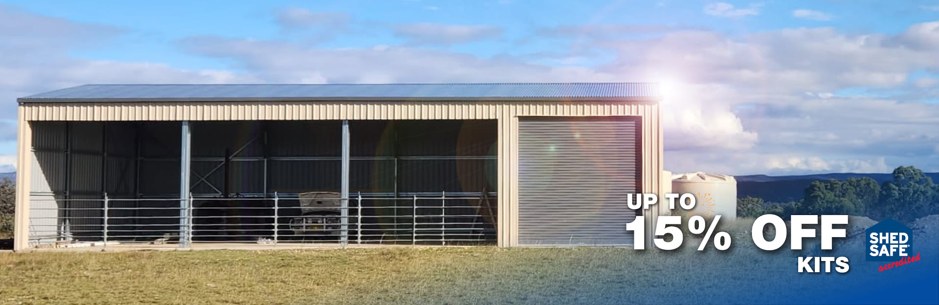 Australian made steel shed by Totalspan